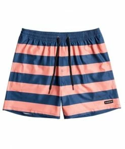 Quiksilver Mens Stripe Mystic Session 17" Boardshort Blue/White -Cheap Swimweargalore Store quieqyjv03731.997 quiksilver mens stripe mystic session 17 boardshort 1