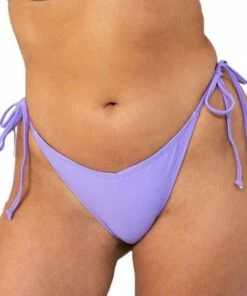 RAQ Plain Cheeky Tie Side Brief Lilac