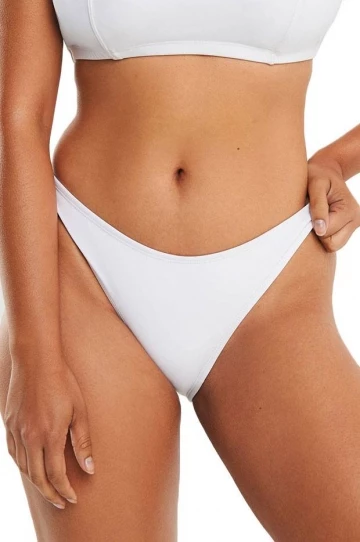 RAQ Plain 90's High Leg Brief Red 12 RAQ Plain 90's High Leg Brief Red - Image 12