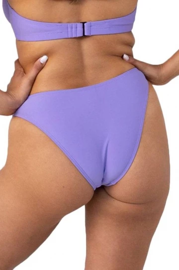 RAQ Plain 90's High Leg Brief Red 6 RAQ Plain 90's High Leg Brief Red - Image 6