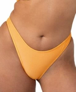 RAQ Plain 90's High Leg Brief Red -Cheap Swimweargalore Store raq201804.742 raq apparel plain 90 s high leg brief 3