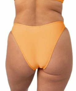 RAQ Plain 90's High Leg Brief Red -Cheap Swimweargalore Store raq201804.742 raq apparel plain 90 s high leg brief1