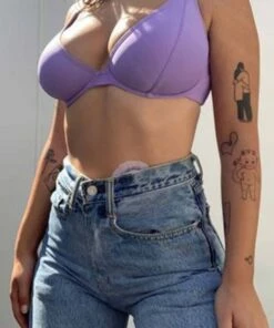 RAQ Plain E/F Cup Halter Lilac -Cheap Swimweargalore Store raq601905ef.529 raq apparel plain e f cup underwire halter 4 1