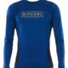 Rip Curl Mens Drive Relaxed Long Sleeve Suntop Navy