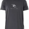 Rip Curl Mens Icons Short Sleeve Suntop Charcoal