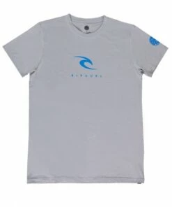 Rip Curl Mens Icons Short Sleeve Suntop Charcoal -Cheap Swimweargalore Store rip curl mens icons short sleeve suntop f