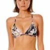 Rip Curl Paradise Calling Cross Back Tri Black