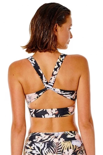 Rip Curl Paradise Calling Mirage Twist Top Black 2 Rip Curl Paradise Calling Mirage Twist Top Black - Image 2