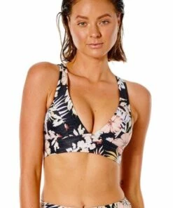 Rip Curl Paradise Calling Mirage Twist Top Black