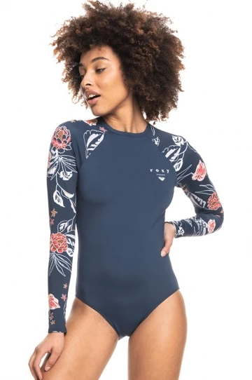 Roxy Paisley Sunset Boogie Sunsuit Indigo 1 Roxy Paisley Sunset Boogie Sunsuit Indigo
