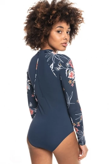 Roxy Paisley Sunset Boogie Sunsuit Indigo 2 Roxy Paisley Sunset Boogie Sunsuit Indigo - Image 2