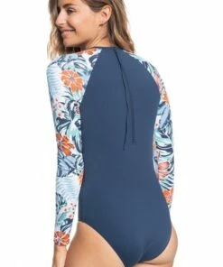 Roxy Beach Classics Sunsuit Navy/White -Cheap Swimweargalore Store roxerjwr03571.910 roxy beach classics sunsuit2