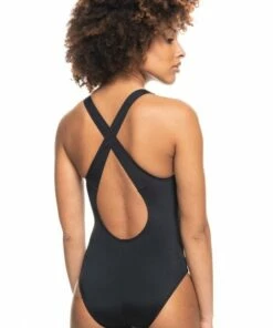 Roxy Fitness Logo One Piece Hibiscus -Cheap Swimweargalore Store roxerjx103332.001 roxy fitness logo one piece2