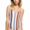 Roxy Beach Classics V Neck One Piece Multi