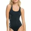 Roxy Fitness Cross Back One Piece Black