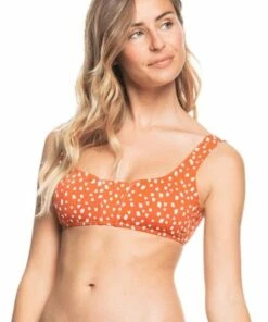 Roxy Dot Tropical Oasis Bralette Ginger Spice