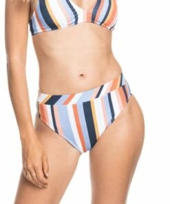 Roxy Beach Classics Stripe Mod Midwaist Multi