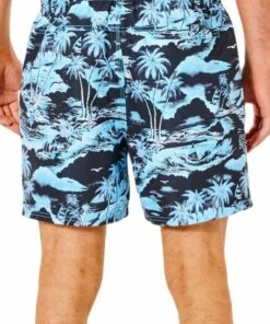 Rip Curl Mens Dreamers Volley Boardshort Black/Blue -Cheap Swimweargalore Store rpccborr9.962 rip curl mens dreamers volley boardshort 3 1