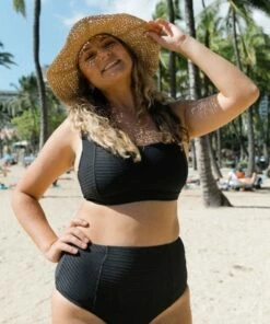 Rip Curl Premium Surf D/DD Crop Black -Cheap Swimweargalore Store rpcgsilv9.001 rip curl premium surf d dd cup crop 3 1