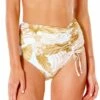 Rip Curl Namotu High Waist Cheeky White