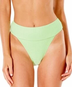 Rip Curl Premium Surf High Waist Cheeky Bright Green