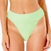 Rip Curl Premium Surf High Waist Cheeky Bright Green