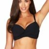 Sea Level Plains D/DD Cup Cross Front Bra Black