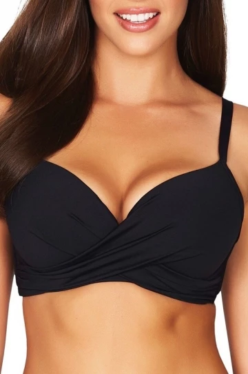 Sea Level Plains D/DD Cup Cross Front Bra Black 4 Sea Level Plains D/DD Cup Cross Front Bra Black - Image 4