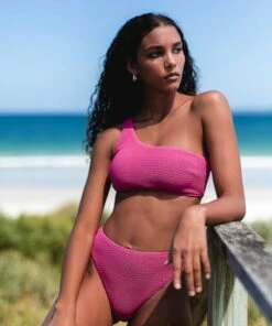 Seafolly Sea Dive High Rise Pant Jade -Cheap Swimweargalore Store sea dive fuchsia 1 1 2