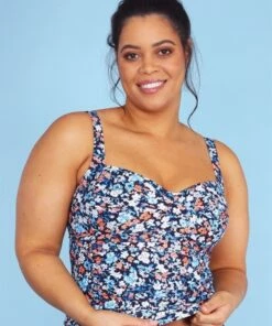 Sea Level Marguerite Twist Front Tankini Separate Night Sky -Cheap Swimweargalore Store sea level marguerite tankini paris 14