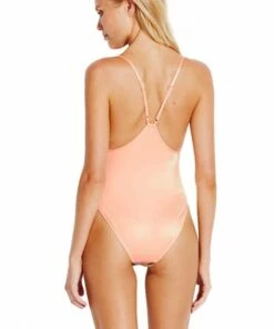 Seafolly Las Palmas Retro Tank One Piece Black -Cheap Swimweargalore Store sea10811419 seafolly las palmas retro tank one piece peach 2
