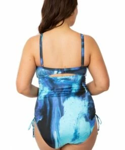 Seafolly Ocean Ombre DD Cup One Piece Blue -Cheap Swimweargalore Store sea10888dd641 seafolly ocean ombre dd cup maillot back