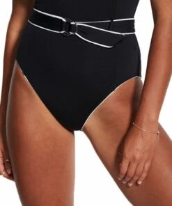 Seafolly Active Piped DD Cup One Piece Black 5 Seafolly Active Piped DD Cup One Piece Black -Cheap Swimweargalore Store sea11029dd058.001 seafolly active piped dd cup maillot one piece2