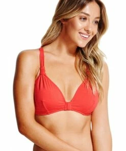 Seafolly F Cup Halter Chilli Red -Cheap Swimweargalore Store sea30548f065 seafolly f cup halter chilli 2