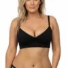 Seafolly Quilted DD Cup Bralette Black