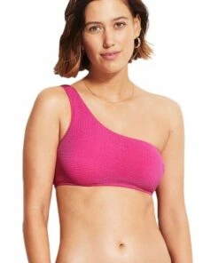 Seafolly Sea Dive One Shoulder Bandeau Jade -Cheap Swimweargalore Store sea31018861.655 seafolly sea dive one shoulder bandeau