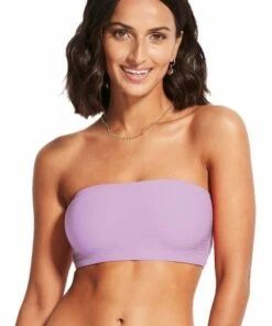 Seafolly Essentials Tube Top White -Cheap Swimweargalore Store sea31034640.529 seafolly essentials tube top 1