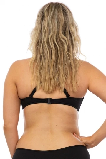 Seafolly Petal Edge D Cup Bralette Black 4 Seafolly Petal Edge D Cup Bralette Black - Image 4