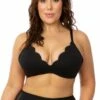 Seafolly Petal Edge D Cup Bralette Black