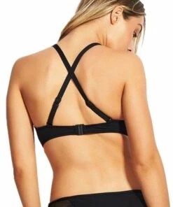 Seafolly Petal Edge D Cup Bralette Black 12 Seafolly Petal Edge D Cup Bralette Black -Cheap Swimweargalore Store sea31163d065 seafolly petal edge d cup bralette2