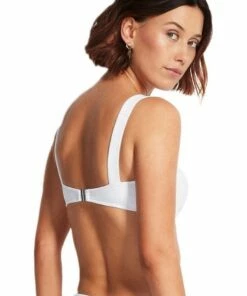 Seafolly Seaside Soiree Bandeau Bra Black -Cheap Swimweargalore Store sea31207872.100 seafolly seaside soiree bandeau bra1