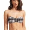 Seafolly Portofino Ruched Bandeau Black