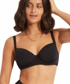 Seafolly Collective DD Cup Underwire Bra Black