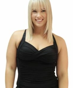 Seafolly Twist Halter Tankini Separate Black -Cheap Swimweargalore Store sea3970065 seafolly twist halter tankini 3