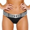 Seafolly Belted Hipster Black