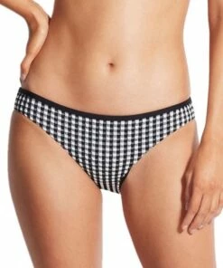 Seafolly Check In Hipster Black -Cheap Swimweargalore Store sea40054858 seafolly check in hipster 3