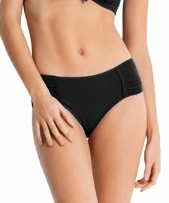 Seafolly Pleated Retro Pant Black
