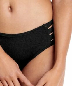 Seafolly Active Multi Strap Hipster Black -Cheap Swimweargalore Store sea40355058 multistrap hipster 2