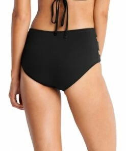 Seafolly High Waisted Quilted Pant Olive -Cheap Swimweargalore Store sea40464065 seafolly high waisted quilted pant 1