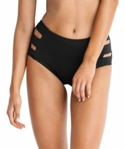 Seafolly High Waisted Quilted Pant Olive -Cheap Swimweargalore Store sea40464065 seafolly high waisted quilted pant 2